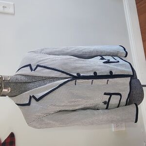 Blue and White Blazer